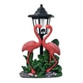 thumbnail image 3 of Figura de flamenco con luz solar para pareja enamorada, iluminación exterior, decoración de jardín, estatua para puerta de entrada, patio trasero, 3 of 8