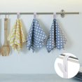 thumbnail image 4 of 8 Pieces Radiator Hook, Towel Rail Radiator Hook, Plastic Radiator Hook White, Bathroom Radiator Hooks, 4 of 4
