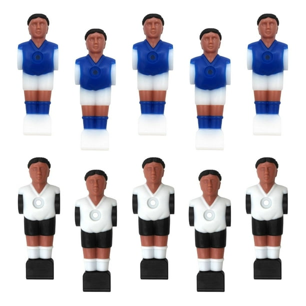 Reemplazo de 10x futbolín para hombres, de mesa de fútbol de resina, figura de de fútbol, juguetes para hombres de fútbol de