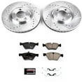 thumbnail image 3 of PowerStop Front Z23 Evolution Sport Carbon-Fiber Ceramic Brake Pad and Drilled & Slotted Rotor Kit Fits: JAGUAR Select Models K1349, 3 of 10