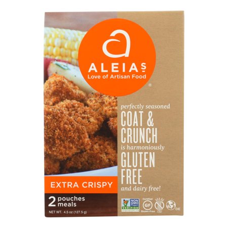 Aleia's Extra Crispy Coat & Crunch Breading - Case of 8 - 4.5 OZ