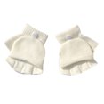 thumbnail image 2 of Sales 2026 Cold Weather Fingerless Gloves GIJNRIUIUA Under $3 Baby Boys Girls Winter Hand Wrist Warmer Cover Fingerless Gloves White Gloves & Mittens, 2 of 2