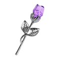 thumbnail image 3 of Ramo de rosas con diamantes de imitación, centro de mesa, regalo de flores, flores de para festivales, Valentín, esposas, mamás y mujeres. Púrpura, 3 of 8