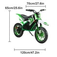 thumbnail image 2 of WETS Dirt Bike for Kids Adults, 36V Off Road Electric Motorcycle up to 25 mph, Battery-Powered Mini Motor Bike with Mechanical Disc Brakes, 10 inch Tires Green, 2 of 9