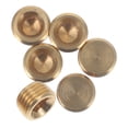 thumbnail image 2 of Shisuyan 6pcs NPT Male Pipe Plugs Brass Pipe Plug Fitting Internal Hex Thread Socket Pipe Plugs, 2 of 9