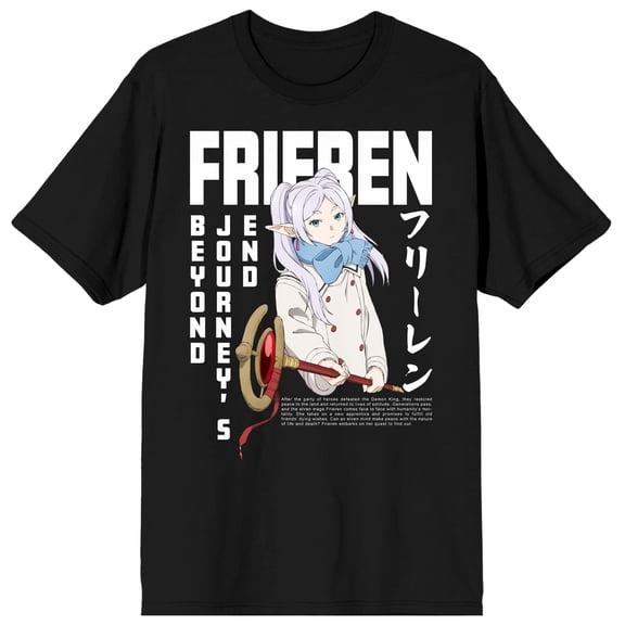 Frieren Beyond Journey's End Graphic Tee for Men-XXL