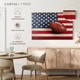 thumbnail image 5 of Elephant Stock Football American Flag Wall Art - Sports Canvas Canvas - 39" x 26", 5 of 8