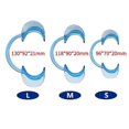 thumbnail image 2 of 18pcs Mouthpieces For Speak Out Game,dental Cheek Retractors, Lip Openers For 6 Kids And 12 Adults, For Fun Game Speak Out Game Or Watch Game, Or For-M-Blue, 2 of 2