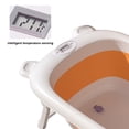 thumbnail image 2 of Bañera para bebés Bañera portátil plegable con termómetro para bebés de 0 a 36 meses, 2 of 5