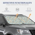 thumbnail image 4 of Cauagu Tribal Animals Cauagu {designName} Print Foldable Car Windshield Sun Shade | Front Windshield Shade for Sun | Fits Small Sedans, Mini SUVs, Hatchbacks-Medium, 4 of 6