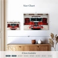 thumbnail image 4 of Elephant Stock Big Red Fire Truck Wall Art - Horizontal Canvas Wall Art - Living Room Wall Decor - Transportation Canvas - Brown And Gray Decor - 12" x 8", 4 of 8