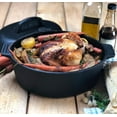 thumbnail image 4 of Bayou Classic 7415 6 Qt. Oval Cast Iron Roaster Pot with Lid and Handles, 4 of 4