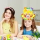 thumbnail image 5 of Kit de manualidades para hacer un gorro de conejo de Pascua para niños | Gorros de tela reutilizables de animales en rosa, amarillo, naranja y azul | Artículos para fiestas de Pascua y decoración, 5 of 8