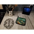 thumbnail image 3 of Smallmouth Bass Pair of Pot Holders 7.5 in x 7.5 in, 3 of 5