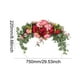 thumbnail image 3 of Guirnalda Floral de arco navideño, tema de Festival rústico para decoración de puerta de fiesta de boda, 3 of 7