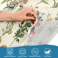 thumbnail image 4 of Yayeee Kitchen Valance Rod Pocket 54" x 18" Living Room Window Curtain, Beige Wildflowers, 4 of 6