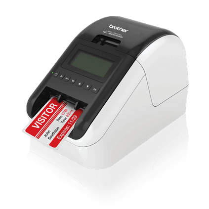 Brother QL-820NWB Direct Thermal Label Printer – Wireless, Bluetooth, USB & Ethernet, High-Speed 110 Labels Per Minute