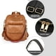 thumbnail image 3 of Mochila de viaje para mujer, de piel sintética, con borlas, para hombro, convertible, 3 of 5