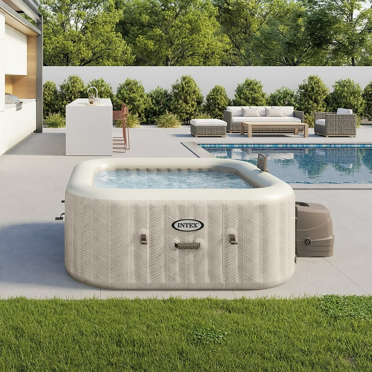 Intex: PureSpa: Chevron Deluxe Inflatable Hot Tub Set Person