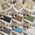 thumbnail image 3 of MesaSe Coffee Mat Hide Stain Rubber Backed Absorbent Coffee Maker Mat for Countertops Coffee Bar Mat Decor Spill Mat Rubber Dish Drying Mat for Kitchen Counter, 3 of 9
