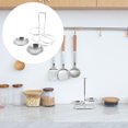 thumbnail image 4 of Stainless Ladle Holder with Two Bowls, Tabletop Soup Ladle Rest for Kitchen and Dining Use, 4 of 5
