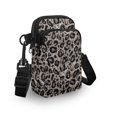 thumbnail image 3 of HELLHERO Adjustable Shoulder Strap Underarm Shoulder Bag for Men, Women Travel Crossbody Sling Bags Polyester 4.33x1.97x7.09 Leopard Print, 3 of 7