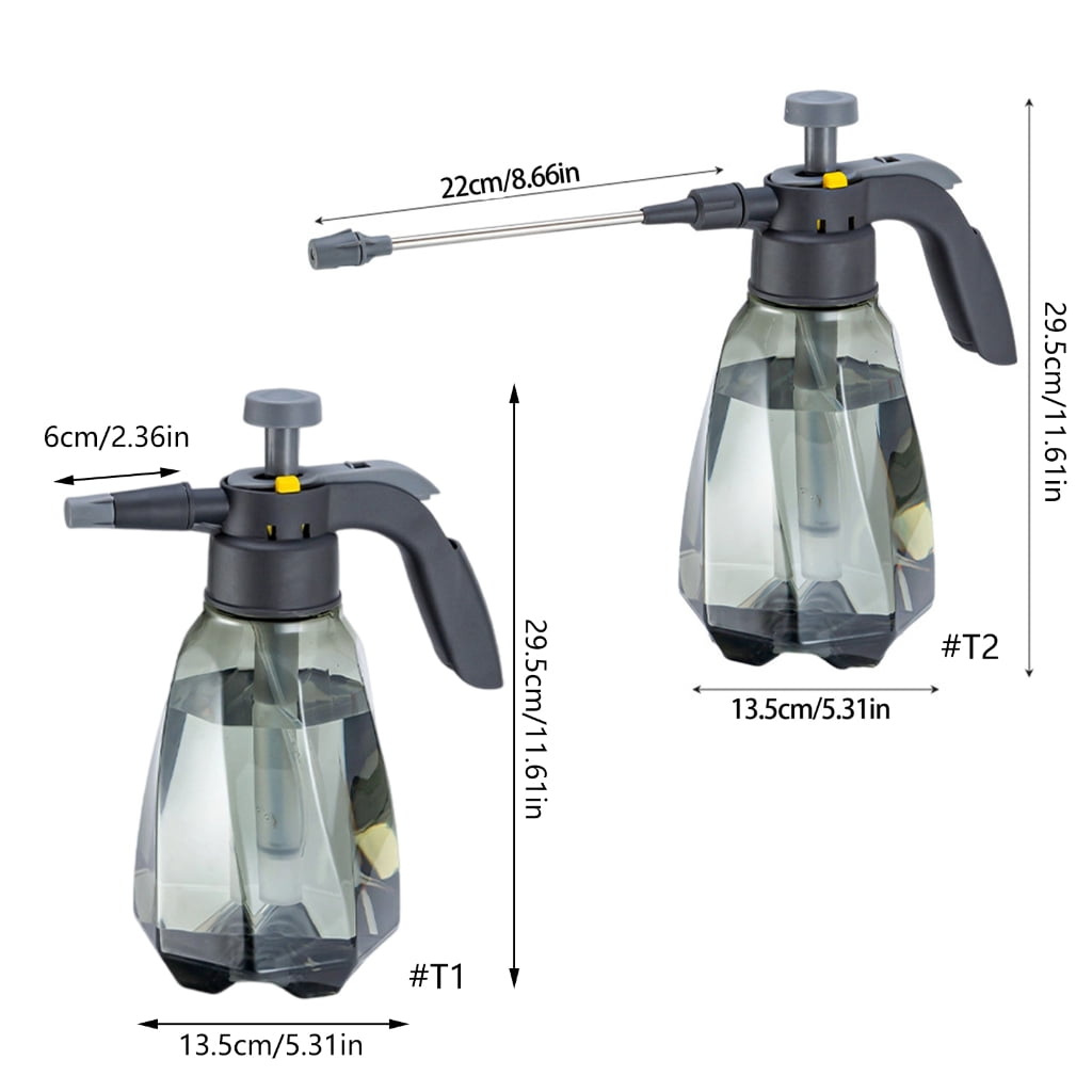 WINDLAND Garden Watering Can Container 1.5L Pressure Sprayed Bottle For Hanging Baskets