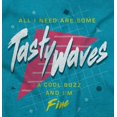 thumbnail image 2 of Tasty Waves Retro 80s Surf Movie Tee Men's Graphic T Shirt Tees Brisco Brands X, 2 of 6