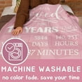 thumbnail image 5 of 18th Birthday Gifts for Girls, 18 Year Old Girl Birthday Gifts - Gifts for 18 Year Old Girl, Daughters, Sisters, Granddaughters, Nieces - Flannel Plush Throw Blanket - Pink - 50"x 65", 5 of 5