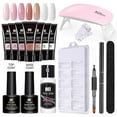 thumbnail image 1 of Nail Set With Nail Dryer Nail Polygels Polish Gel Set Soak-off Nail Art Tools Sets For Beginners zhangyuxiang LED, 1 of 1