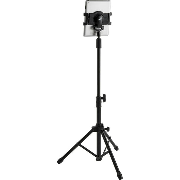 iPad Floor Stand, Tripod Base, Height Adjustable, Telescoping Post ...