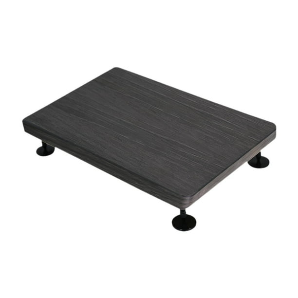 Soporte para monitor de audio de escritorio, estable, antideslizante, resistente, soporte para amplificador de altavoz. Negro L