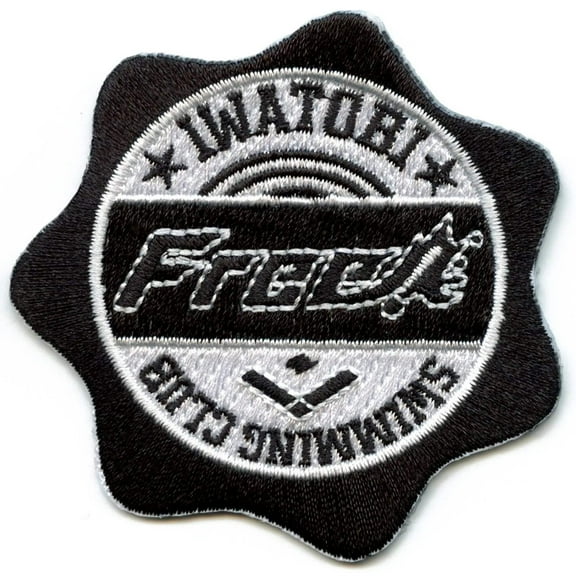 Free! Swimming Club Logo Patch Iwatobi Anime Badge Embroidered Iron on
