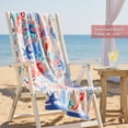 thumbnail image 4 of Mainstays Coral Reef Beach Towel, 36 x 72 Inches, Soft and Absorbent, 4 of 5