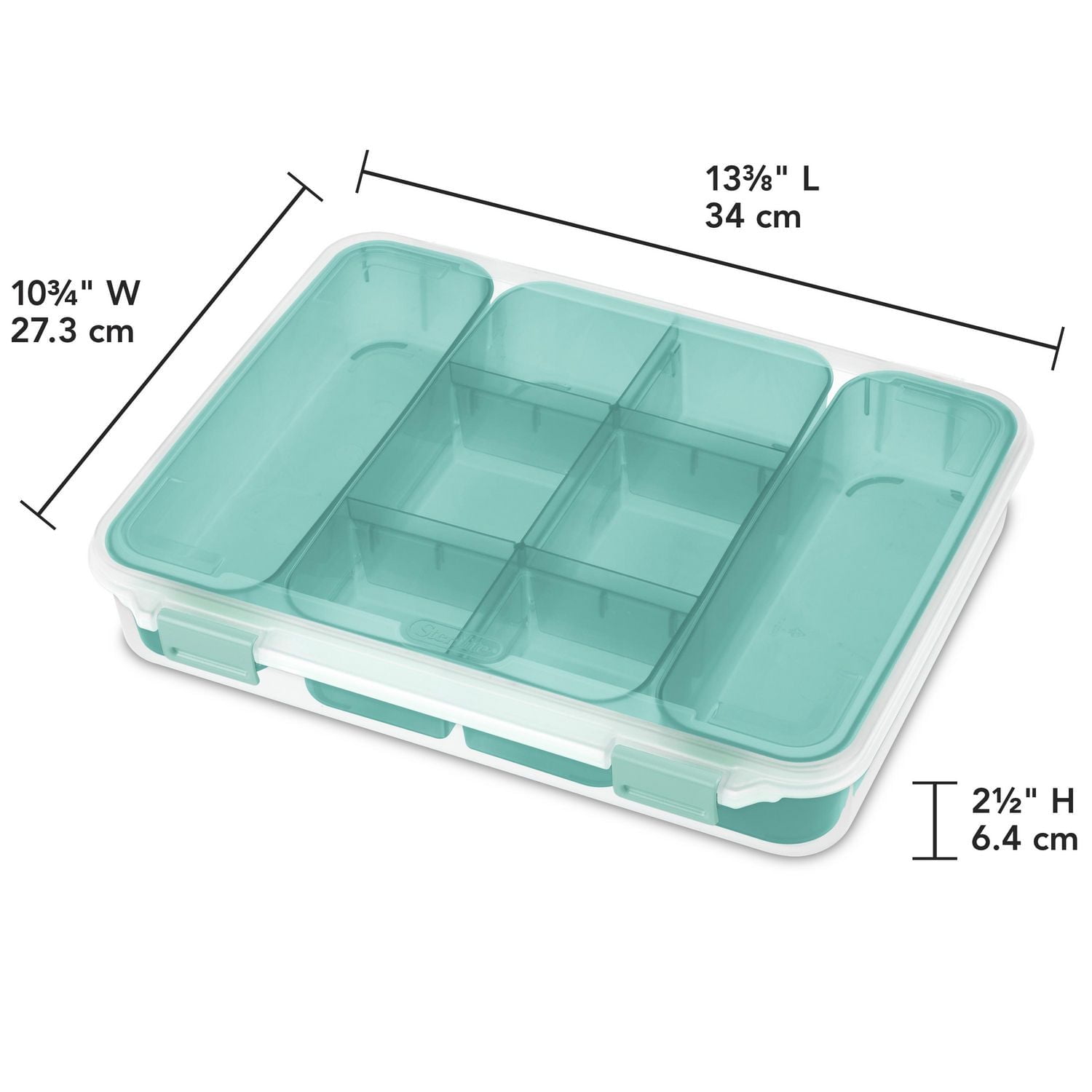 Sterilite Divided Case Storage Container