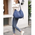 thumbnail image 2 of CNV Women's Multi-pocket Shoulder Bag Fashion Cotton Canvas Handbag Tote Purse, 2 of 13