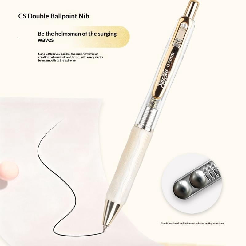 CEORPER 12Pcs Retractable Exam Pen Black Gel Ink Smooth Glides Press Mechanism Design