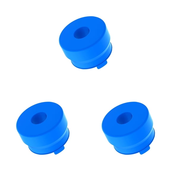 Silicone Water Jug Cover - 5 Gallon Water Bottle Dust Cover - Reusable Silicone Cap for Water Dispenser - 3 Pack