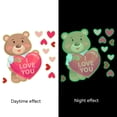 thumbnail image 4 of Glow in the Dark Valentine's Day Stickers for Window Door Wall, Multicolor Decal Set for Home Shop Decor, Removable Atmosphere Decoration, 4 of 6
