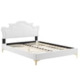 thumbnail image 4 of Modway Neena Performance Velvet King Bed in White, 4 of 5