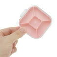 thumbnail image 5 of Unique Bargains 1 Pc Pill Case 5 Grid Portable Pill Box Pink, 5 of 6