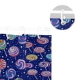 thumbnail image 5 of Yayeee Shower Curtain with Hooks 72"x72" Waterproof Fabric Bathroom Hanging Decor, Blue Colorful Candies, 5 of 5