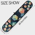 thumbnail image 3 of Yayeee Double Oven Mitt Kitchen Heat Resistant Baking 35" x7" Quilted Glove, Blue Cubes, 3 of 6