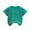 Green, variant on Odeerbi 2-6Y Toddler Boys Girls Cute Print Cotton T-shirt Children's Short-sleeved T-shirt Summer Top Baby Clothes Green