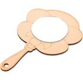 thumbnail image 4 of Light Brown DIY Mirror For Children Featuring Simple Design Perfect For Home Decoration 2Pcs, 4 of 4