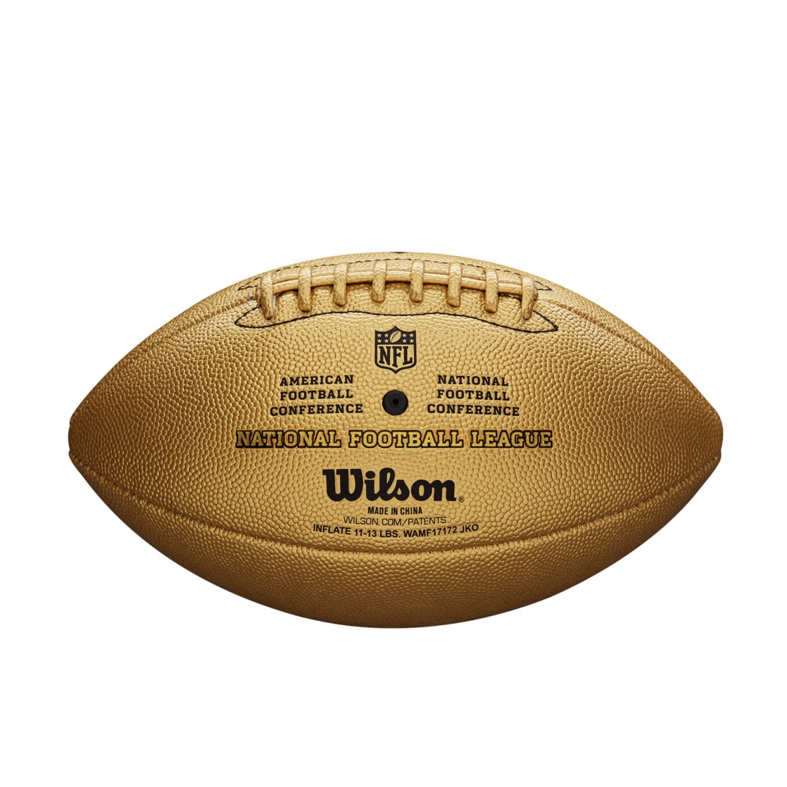 Wilson NFL The Duke Metallic Edition Football - Gold, Official Size