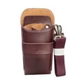 thumbnail image 1 of MERIGLARE PVC Barber Shear Comb Tools Holder Pouch Waist Bag w/ Belt Red, 1 of 6