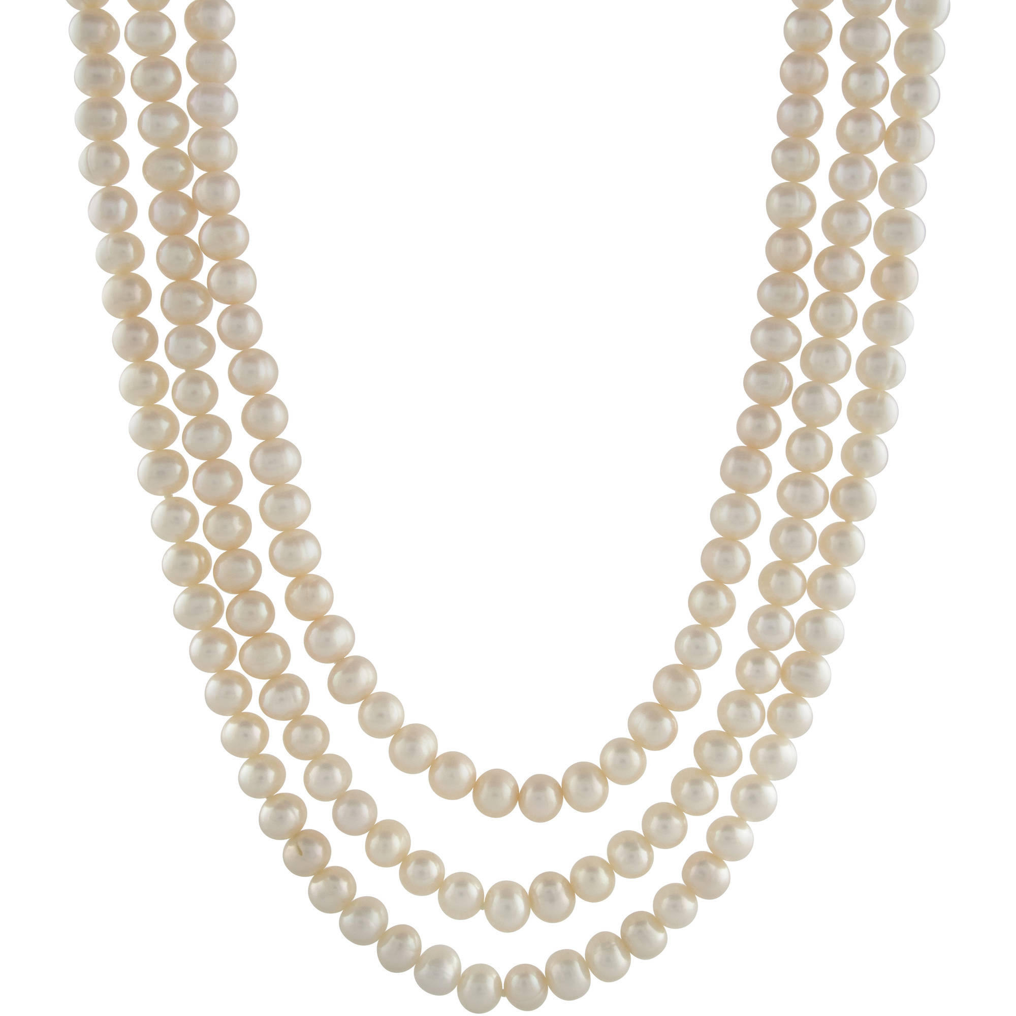 White Pearls Necklace Lyra, Eternal Collection