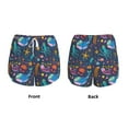 thumbnail image 3 of Cauagu Marine Inhabitants Print Women's 2 in 1 Running Shorts Athletic Workout Gym Yoga Shorts Running Shorts for Women-XX-Large, 3 of 7