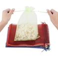 thumbnail image 3 of 1set 15 Color Large Organza Gift Party Favor Bags 60pcs 7.8"x11.8" Sheer Organza Gift Bags Wedding Favors Bag with Drawstring for Christmas Wedding Party Favors 20x30cm, 3 of 7